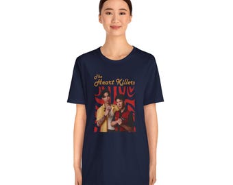 The Heart Killers Tシャツ Lサイズ　ポストカード付き The Heart Killers the Series Retro Style Unisex Tee, Short
