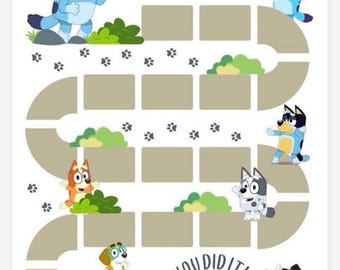 Tabla de recompensas Blue Dog - Tabla de recompensas para niños - Tabla de entrenamiento para ir al baño - Tabla de tareas - Tabla de pegatinas Blue Dog Family - Tabla de sueño - Regalo para niños
