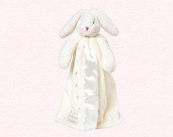 Creamy Bun Bun Blanket/ Personalized Baby Gift/ Cuddle / Baby Shower Gift/ Soft Baby Blanket/ Security Blanket