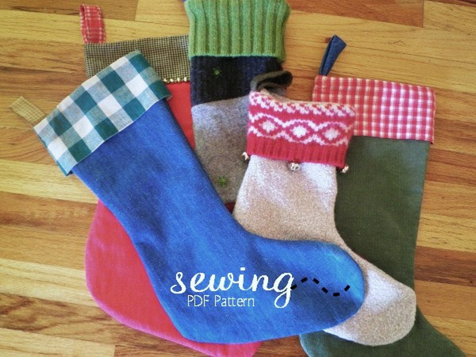 Christmas Stocking Pattern PDF Printable  Etsy
