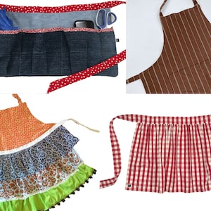 APRON Sewing Pattern Bundle |  Adult & Child Sizes | PDF Sewing Pattern | Instant Download