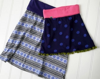 Jenna Knit Skirt Pattern - Womens PDF Pattern - Sizes 2-14