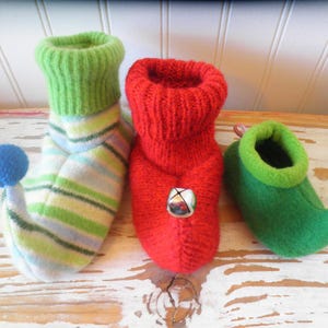DIY Elf Slippers - PDF Pattern Sewing Pattern  (Newborn - Child size 13)