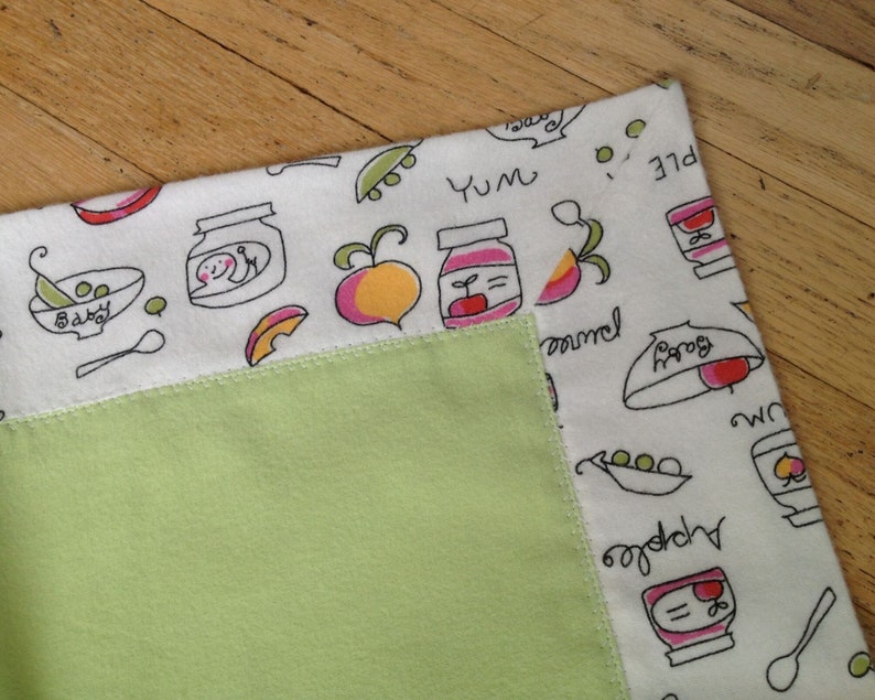 Self Binding Baby Blanket Sewing Pattern PRINTABLE PDF Etsy