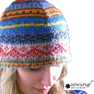 INSTANT DOWNLOAD - Upcycled Hat PDF Pattern (2 or 4 panel design) baby to adult sizes