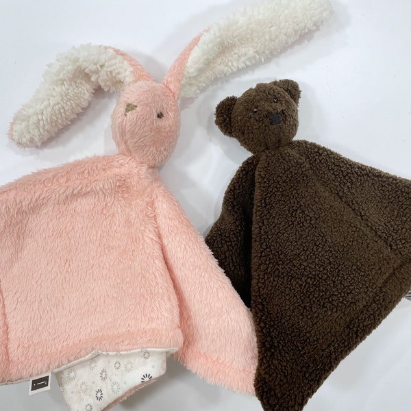 Lapin et ours LOVEY Couverture | Patron de couture PDF