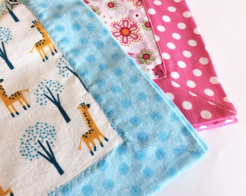 Self Binding Baby Blanket Sewing Pattern PRINTABLE PDF Etsy