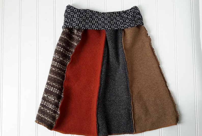 Whitney Upcycled Sweater Skirt Womens PDF Skirt Pattern Sizes 2-18 image 2
