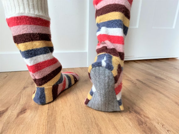 Sweater Slipper Socks and Boot Socks Child Large to Adult Men Pdf