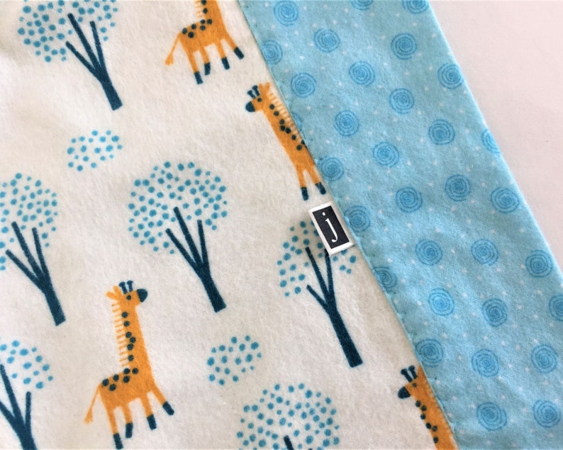 Self Binding Baby Blanket Sewing Pattern PRINTABLE PDF image 2