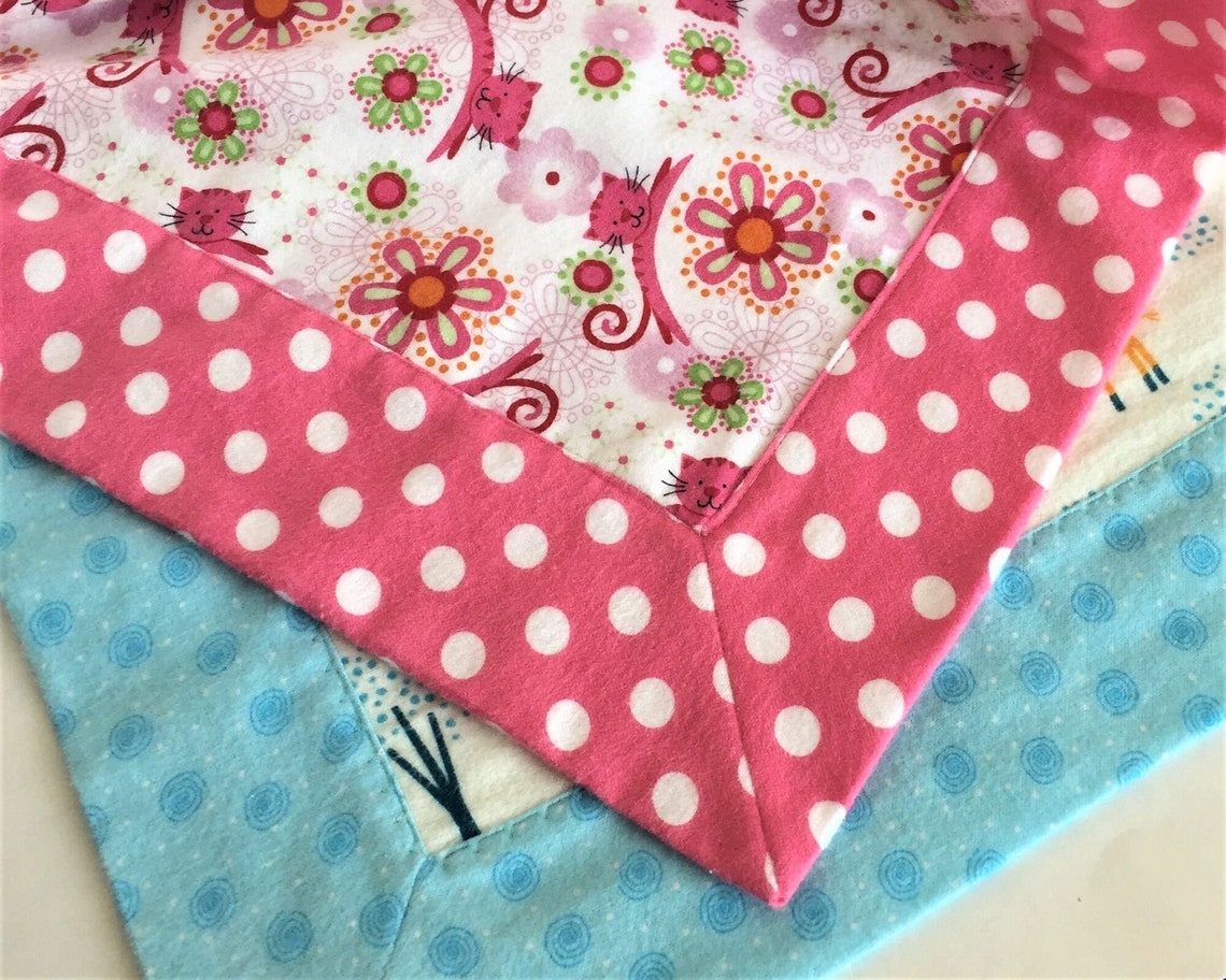 Self Binding Baby Blanket Sewing Pattern PRINTABLE PDF Etsy