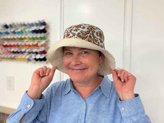 Bucket Hat PDF Sewing Pattern - Reversible - Teen XS/Child Large to Adult Large