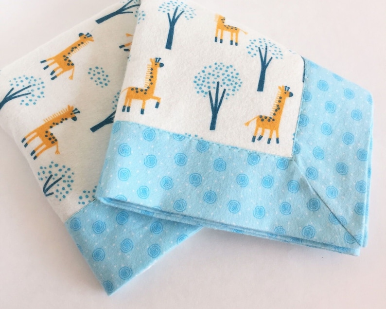 Self Binding Baby Blanket Sewing Pattern PRINTABLE PDF Etsy