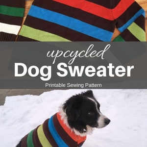 Dog Sweater PDF Sewing Pattern Sizes for Tiny Dogs to Big Dogs image 5