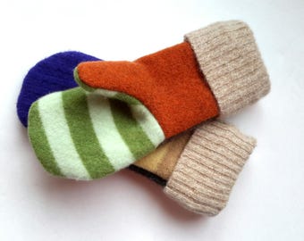 Upcycled Wool Sweater Mitten- PDF pattern - INSTANT DOWNLOAD