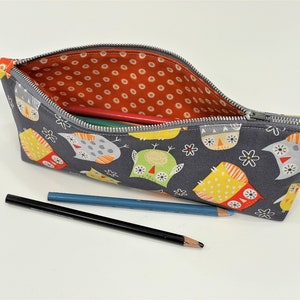 Zipper Pouch PDF Sewing Pattern Beginner Friendly Project Cosmetic Bag Zipper Clutch image 3