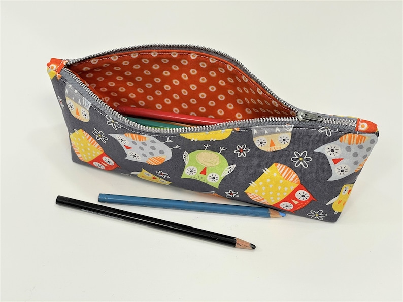 Zipper Pouch PDF Sewing Pattern Beginner Friendly Project Cosmetic Bag Zipper Clutch image 3