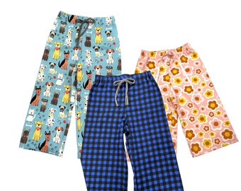 Pajama Pants PDF Sewing Pattern / / Sizes 2T - Child 12