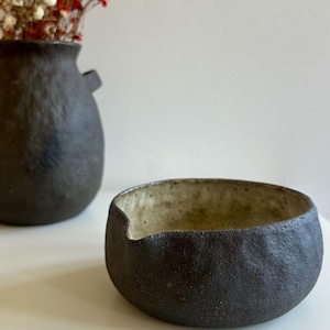 Made to order - Handmade Matcha Bowl | 300 ml Chawan for Tea Ceremony | Wabi-Sabi Rustic Ceramic Bowl | Japanese Style Pottery