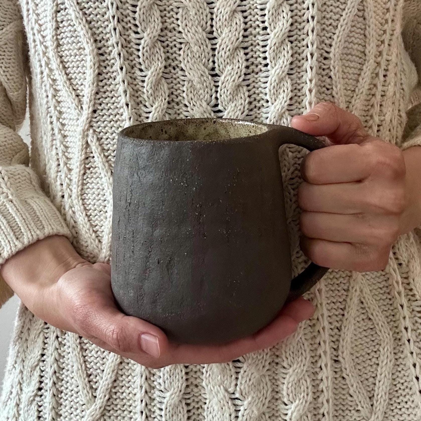 Ton becher handgefertigt