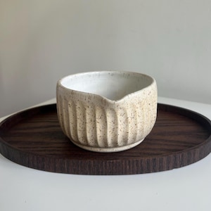Handmade Matcha Bowl | Wheel Thrown Glazed Chawan, 350ml Ceramic Japanese Tea Bowl gift for Matcha lovers