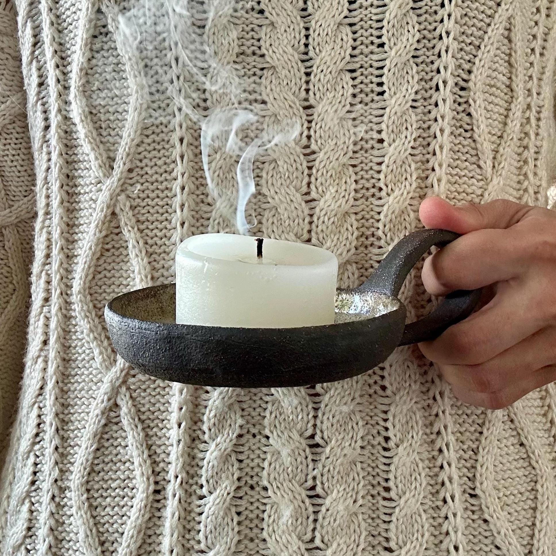 Photophore Flower En Céramique Bordeaux