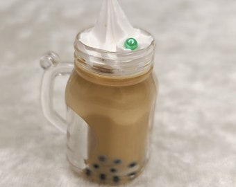 1/4 Mini MSD Doll bjd Bubble Boba Pearl Tea Food Drink Brown milk