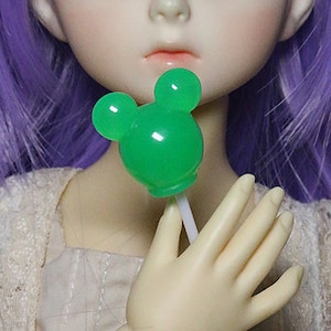 Details about   1/3 SD Doll BJD 18" American Girl Lollipop sucker candy mickey mouse Cloud White 