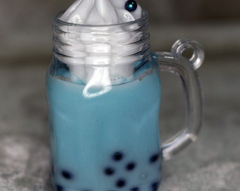 1/4 Mini MSD Doll bjd Bubble Boba Pearl Milk Tea Food Drink Blue