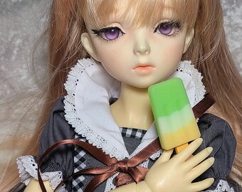 1/3 60cm Doll bjd popsicle ice cream dessert Green White Yellow