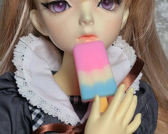 1/3 60cm Doll bjd popsicle ice cream dessert Pink White Blue