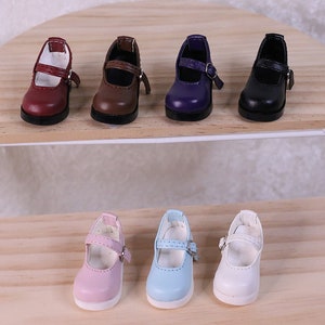 1/6 Yosd Yo sd size BJD Dolls 4.5x2.1cm (1.77x .83 inch) foot size 7 colors Mary Jane Casual Shoes