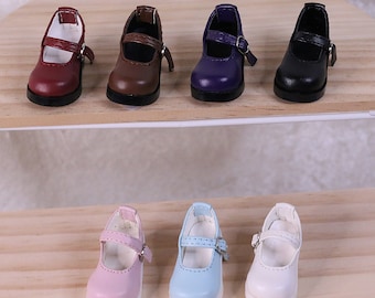 1/6 Yosd Yo sd size BJD Dolls 4.5x2.1cm (1.77x .83 inch) foot size 7 colors Mary Jane Casual Shoes