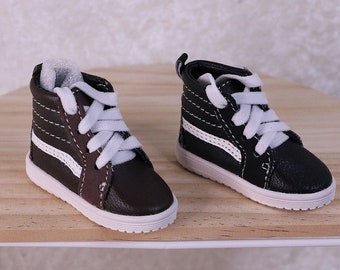 1/4 MSD size BJD Dolls 6.8cm (2.68inch) foot size brown or black casual sneaker shoes