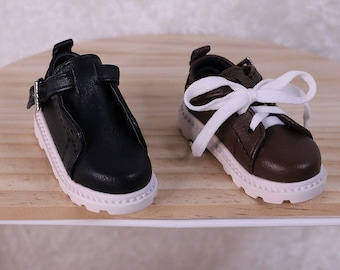 1/4 MSD size BJD Dolls 6.8cm (2.68inch) foot size brown or black casual  shoes