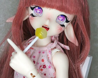 1/4 1/6 Mini MSD YoSD Doll bjd Lollipop sucker candy round Yellow