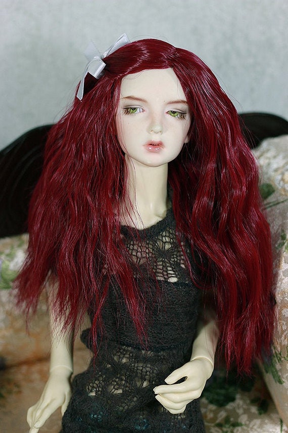 red doll wig