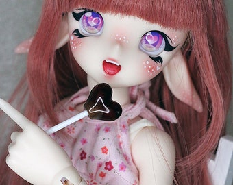1/4 1/6 Mini MSD YoSD Doll bjd Lollipop sucker candy heart Brown Rootbeer