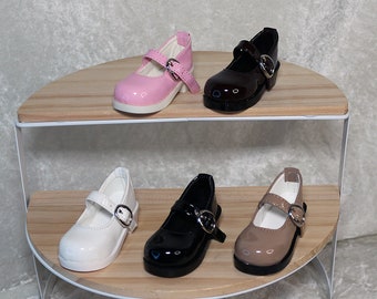 1/3 SD Girl size BJD Dolls 7.5cm (2.95 inches) foot size 5 colors Mary Jane Patent Shiny Casual Shoes