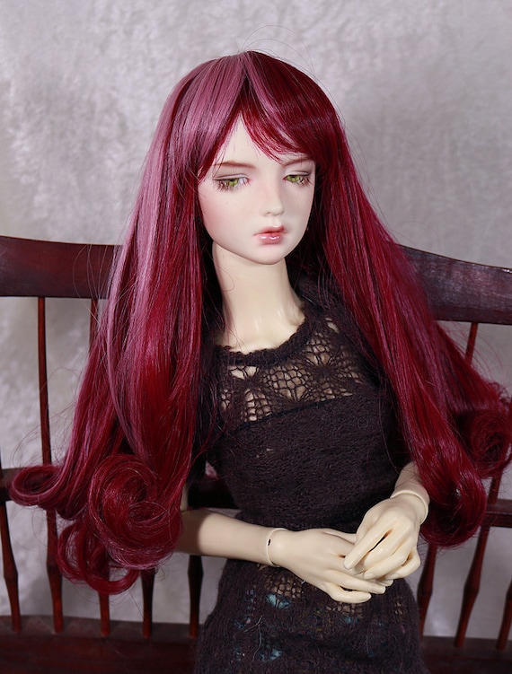red doll wig