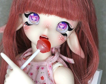 1/4 1/6 Mini MSD YoSD Doll bjd Lollipop sucker candy round red