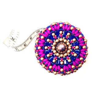 Mandala Beaded Tape Measure (Tutorial Only - English Only)