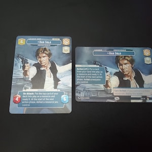 Han Solo AS Showcase Proxy Card - Star Wars Unlimited TCG SWU
