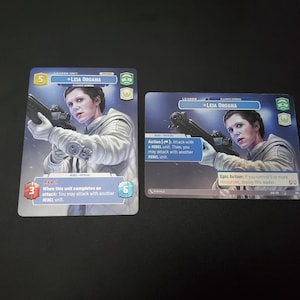 Leia Organa AG Showcase Proxy Card - Star Wars Unlimited TCG SWU