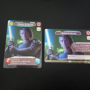Anakin Skywalker WITTW Showcase Proxy Card - Star Wars Unlimited TCG SWU