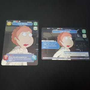 Leia Organa AG Family Guy Showcase Proxy Card - Star Wars Unlimited TCG SWU Lois Griffin