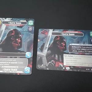 Darth Vader VSL Showcase Proxy Card - Star Wars Unlimited TCG SWU