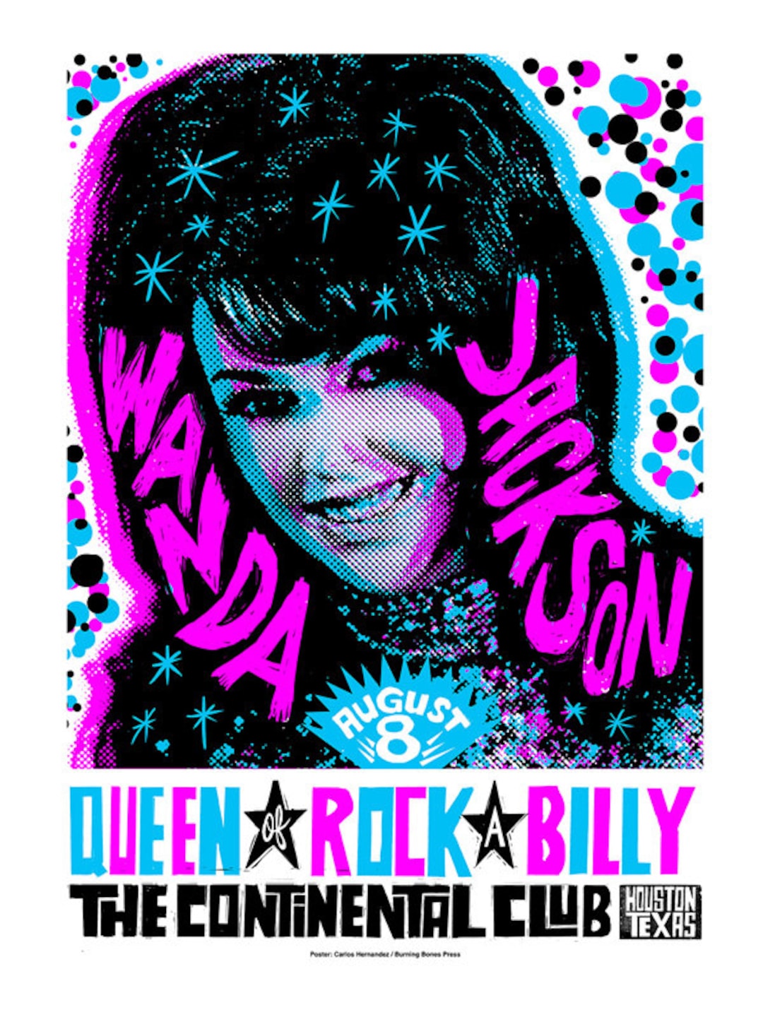 Wanda Jackson Screenprinted Poster - Etsy