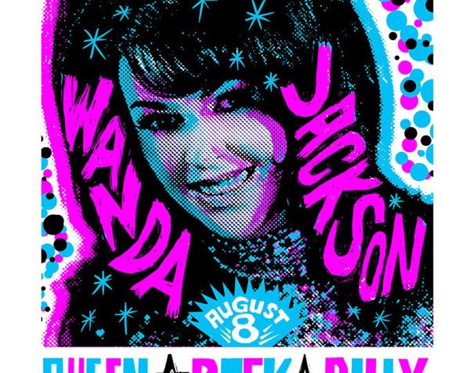 Wanda Jackson Screenprinted Poster - Etsy