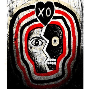 El Elliott Smith 18&quot; x 24&quot; Limited Edition Screen Print (Day of the Dead Rock Stars)